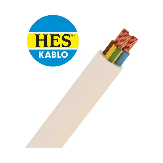 HES Kablo 3×2,5 mm² TTR kablo, bakır damarları görünen uç